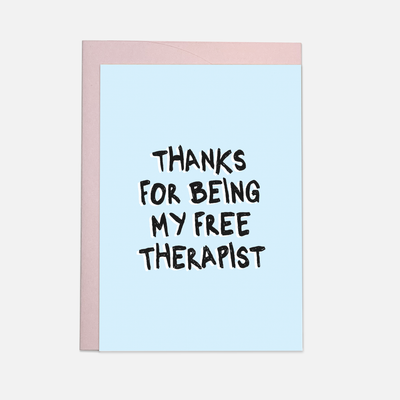 Free therapist greeting card