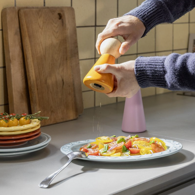 Halma Small Salt & Pepper Mill - Orange