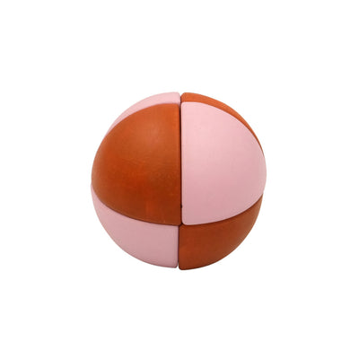 Patched Sphere Container - Terra Cotta