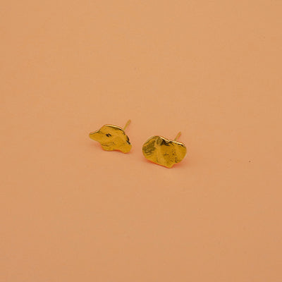 toeval gold earring - studio ena - handgemachtes schmuck - ohrring - modeschmuck - nave shop - online concept store