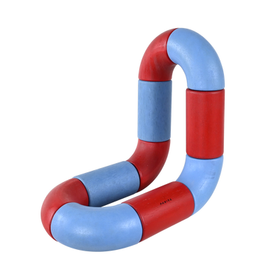 Loop Bookend in Denim