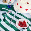 Table Cloth Love: Green & Light Blue