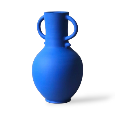 Zilil Vase - Matte Blue
