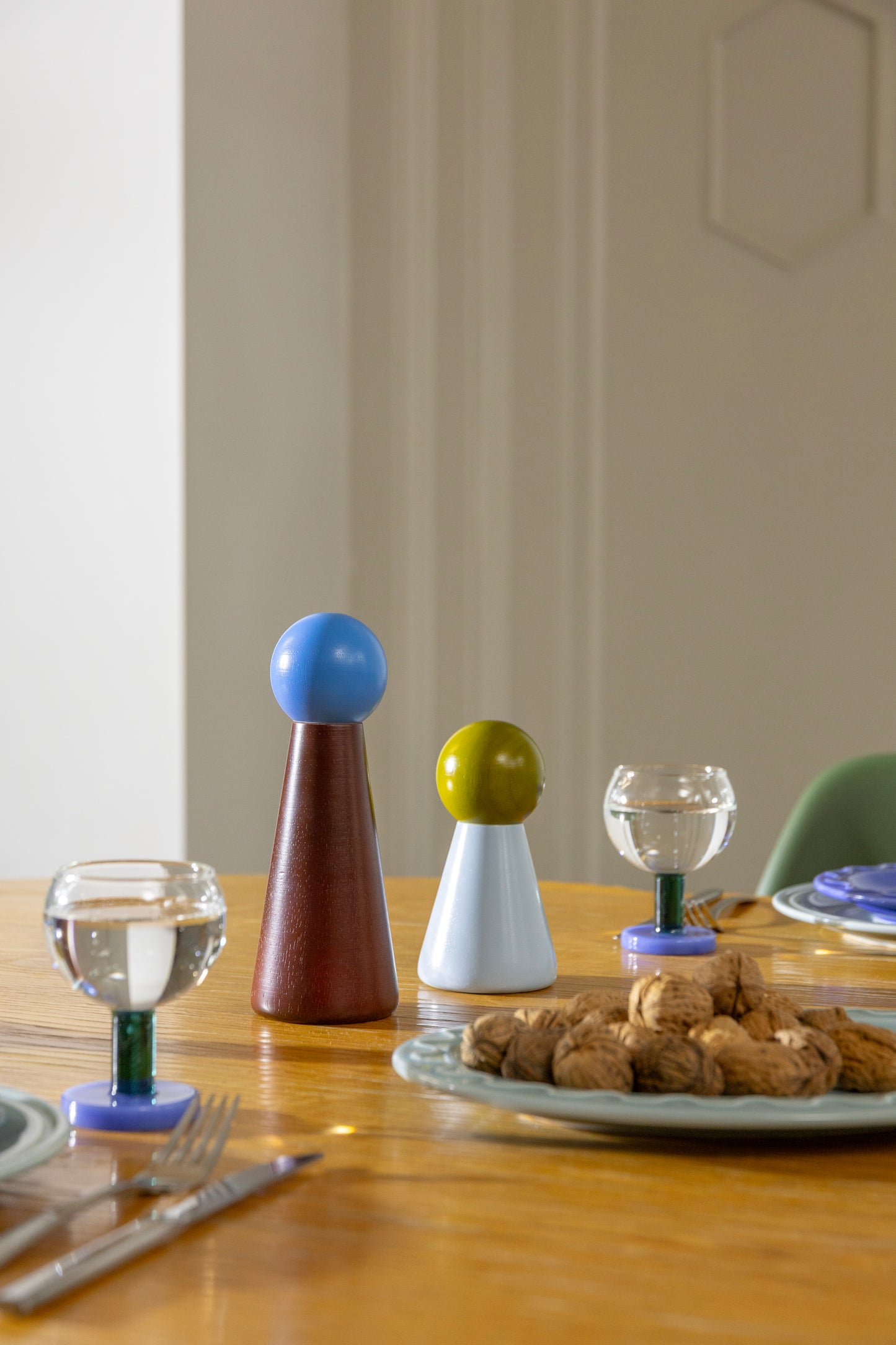 Halma Large Salt & Pepper Mill - Burgundy