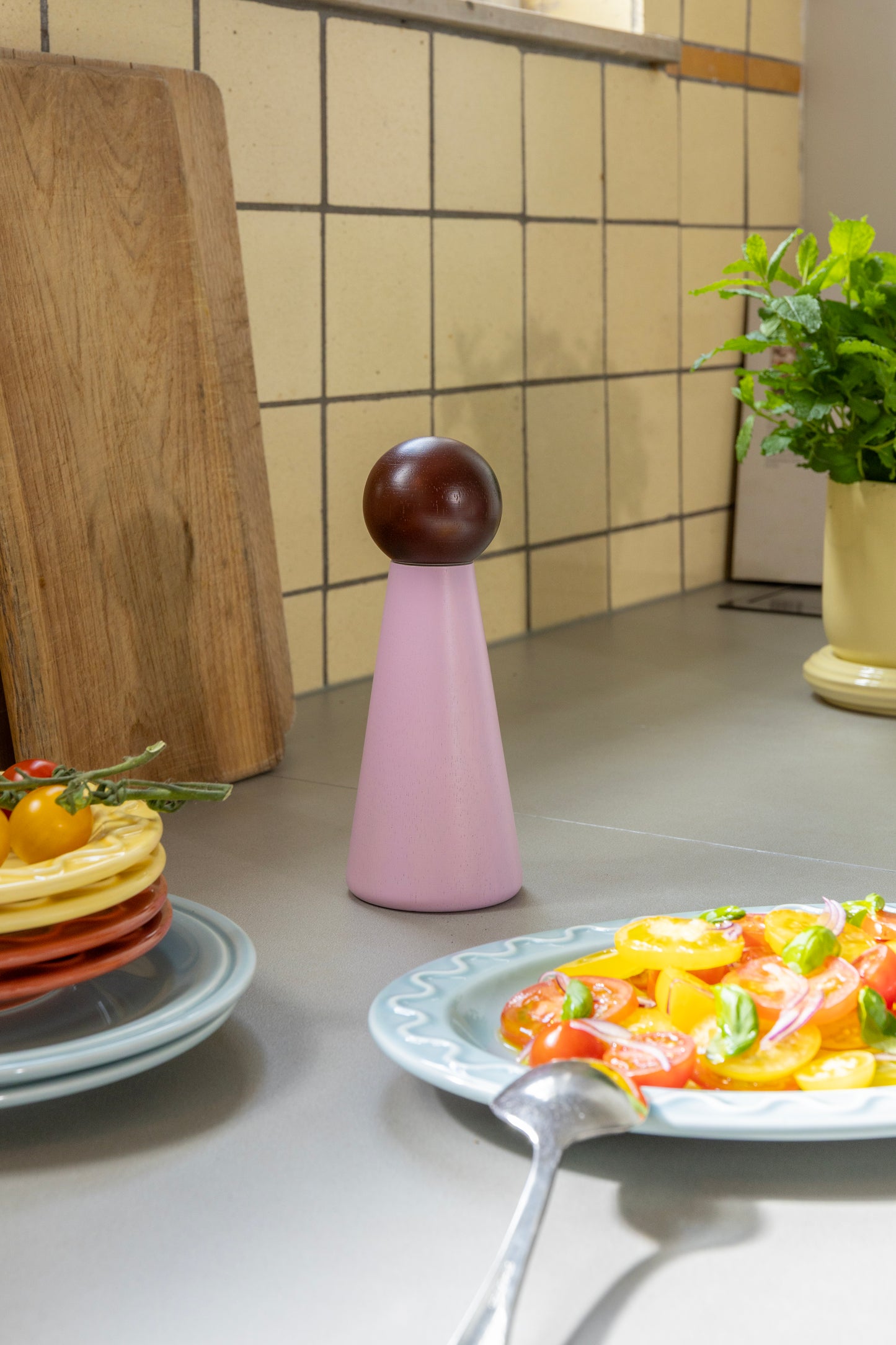 Halma Large Salt & Pepper Mill - Pink