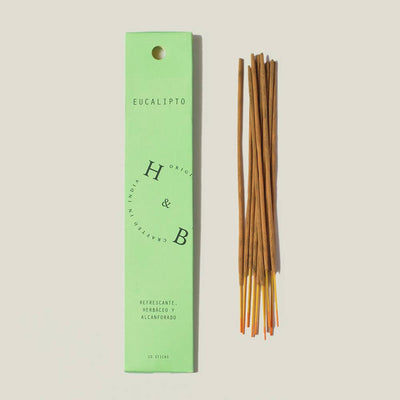 Natural Eucalyptus Incense - Invigorating & Refreshing