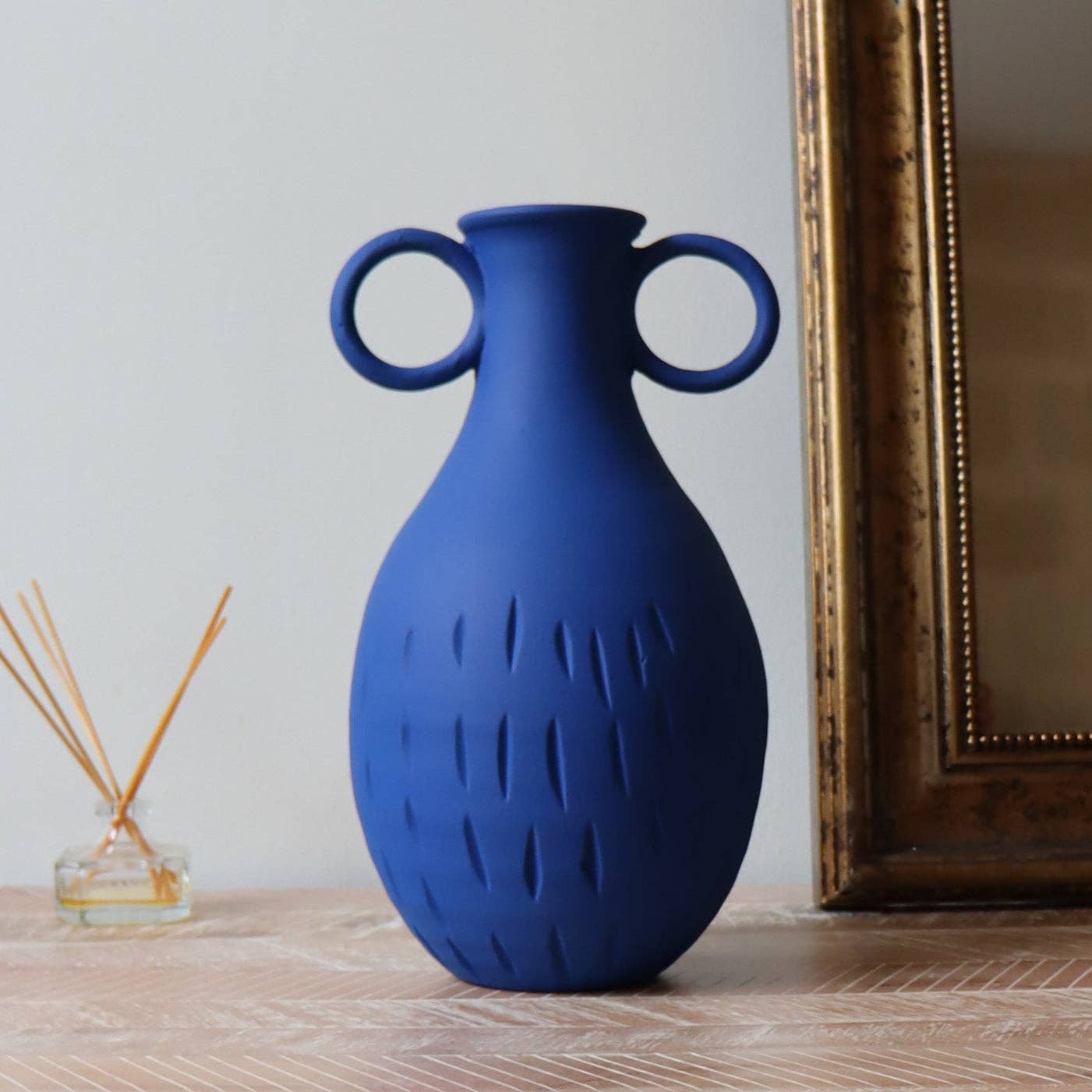 Arcila Vase - Matte Blue