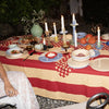 Lara Petit Candlestick - Yellow & Light Beige