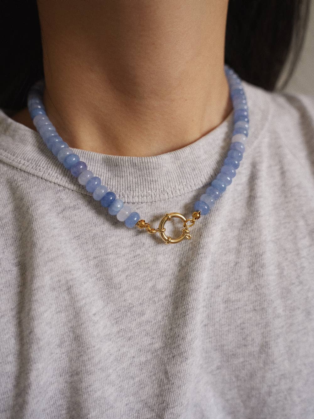 Hallie Necklace Sky blue