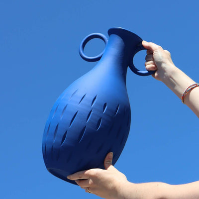 Arcila Vase - Matte Blue