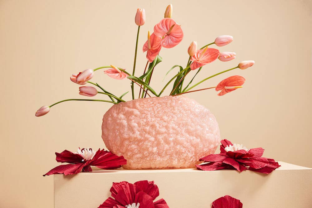 Large Corallo Vase in Pink
