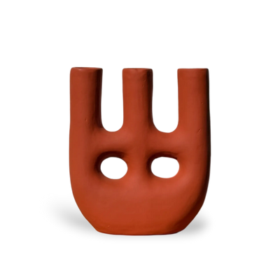Walili Vase – Matte Terracotta Ceramic
