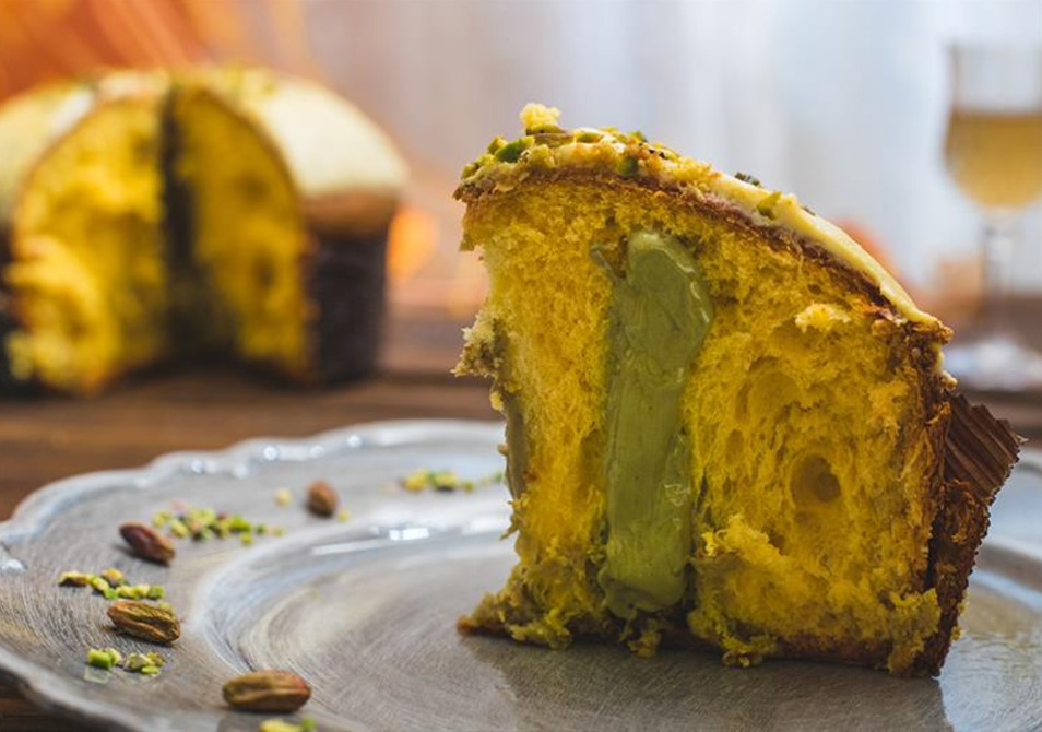 Pistachio Panettone di Bronte Sicily