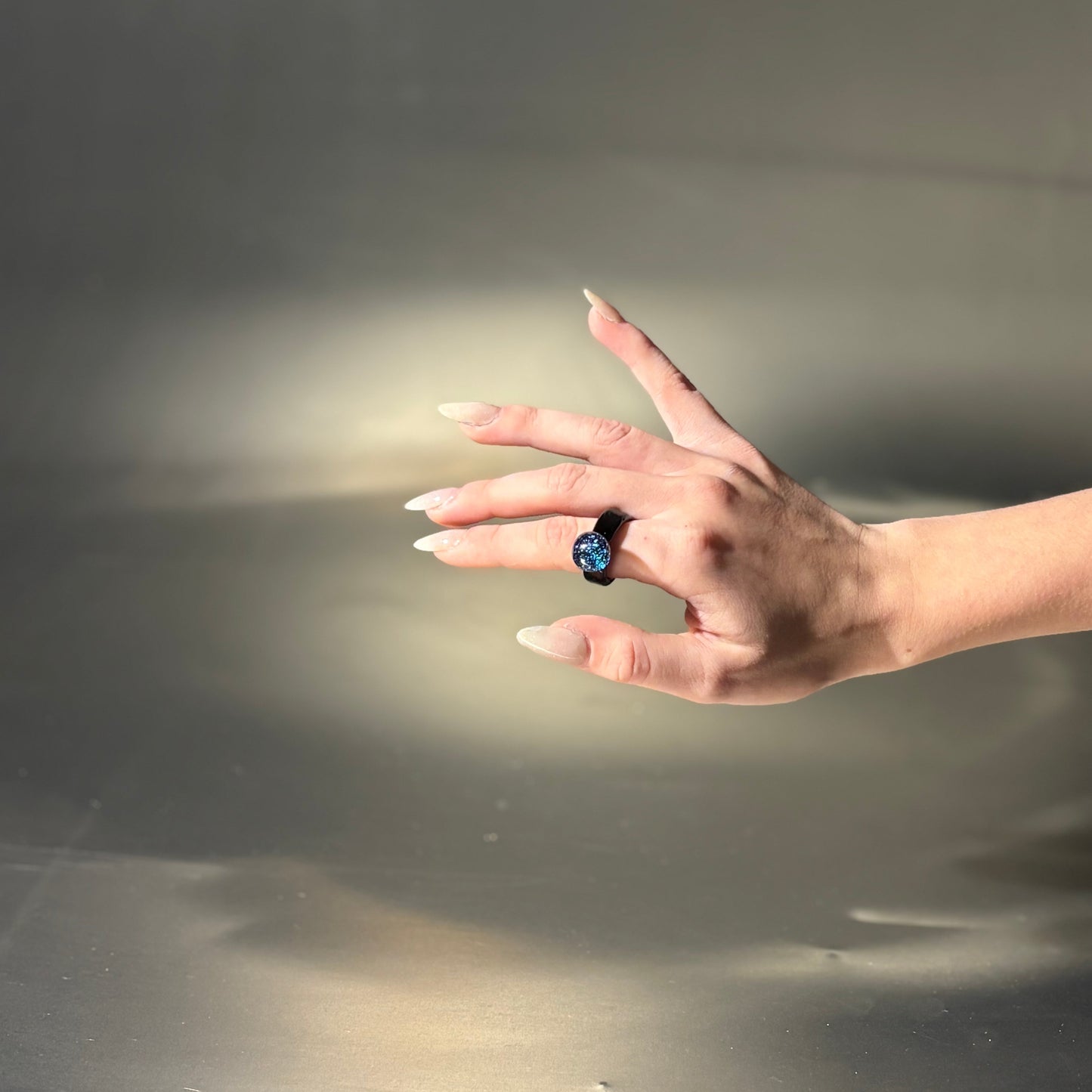 Murano Aurora Ring Black