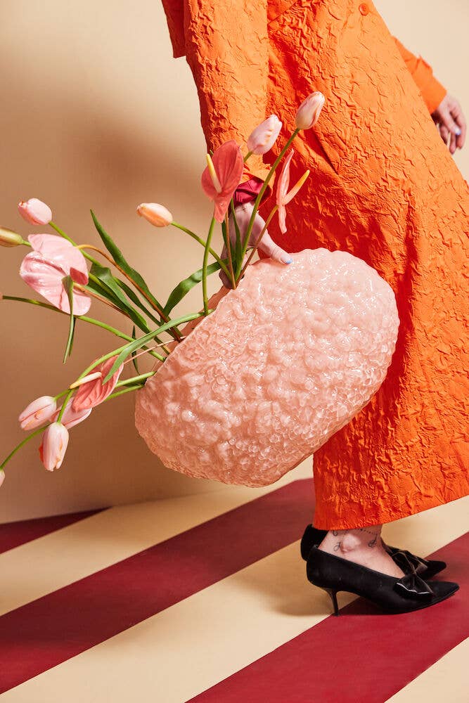 Large Corallo Vase in Pink