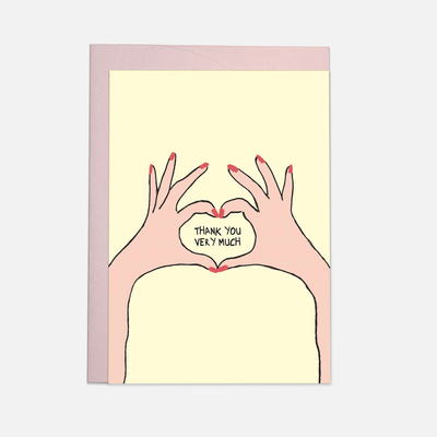 Thank you very much greeting card