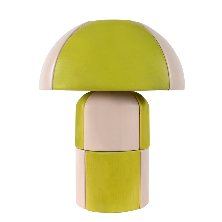 Patched Table Lamp Avocado