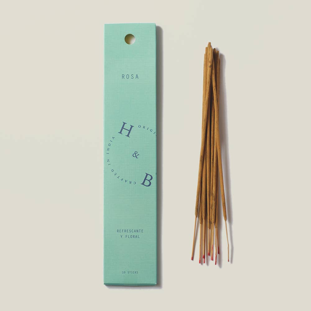 Rose Natural Incense - Refreshing & Floral