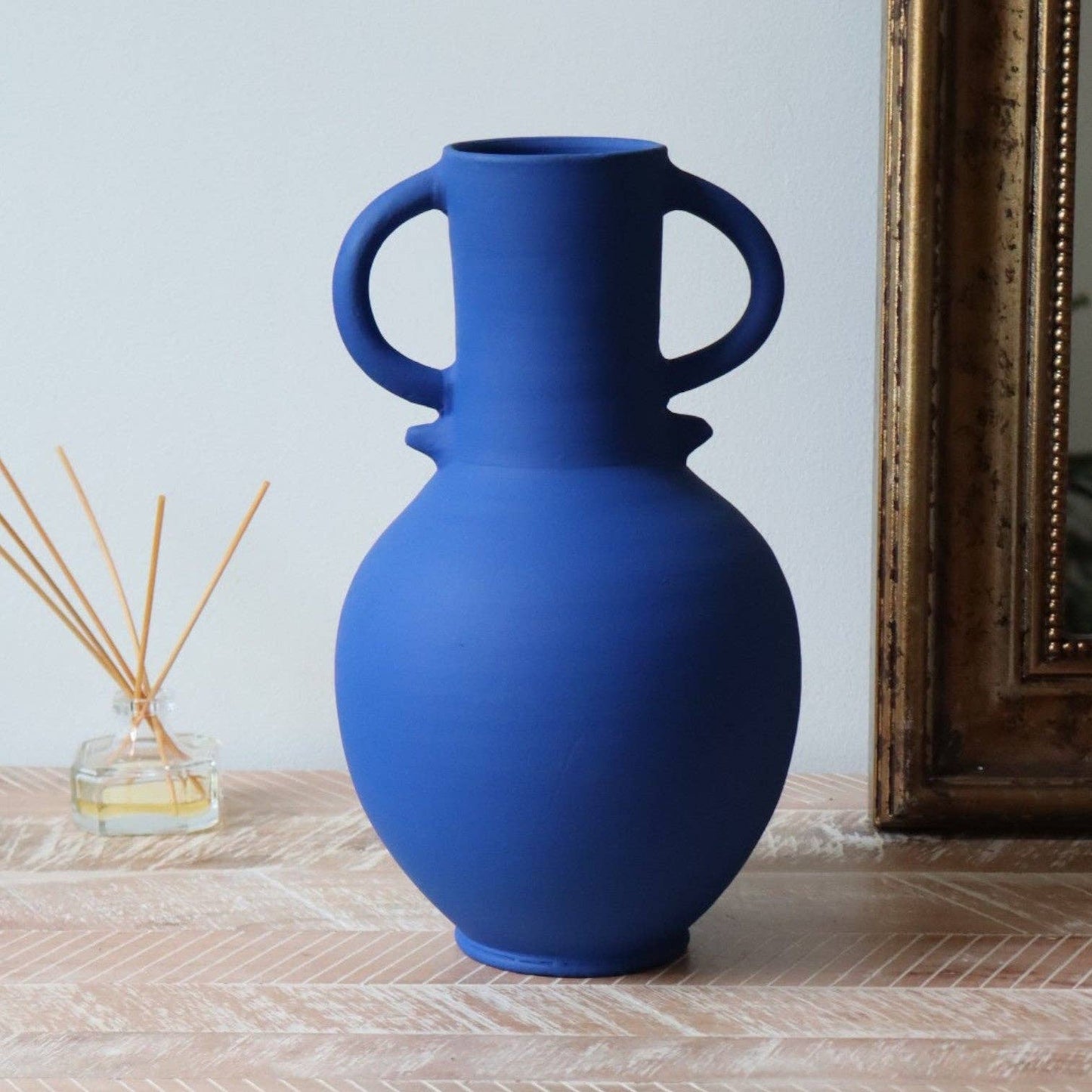 Zilil Vase - Matte Blue