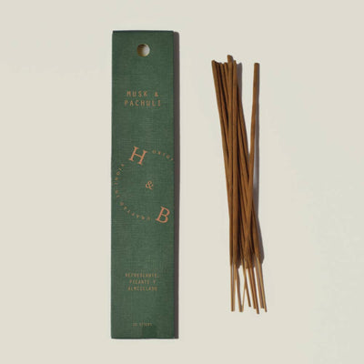 Musk & Patchouli Natural Incense - Spicy, Musky & Invigorating