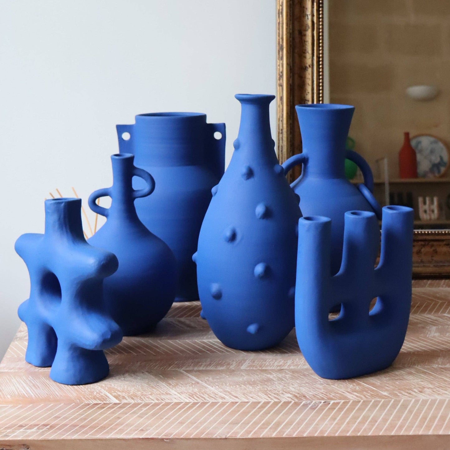 Lixus Vase - Matte Blue
