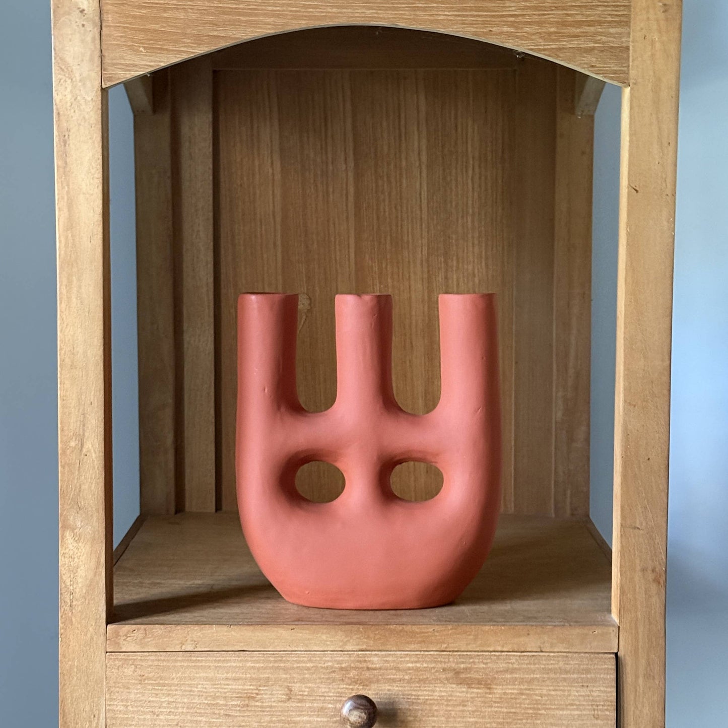 Walili Vase – Matte Terracotta Ceramic