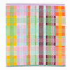 wild weave kitchen towel #11, checkered check design in bright colours of yellow, green, light blue, pinks and reds