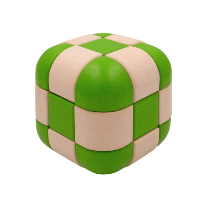 Patched Cube Box - Parakeet