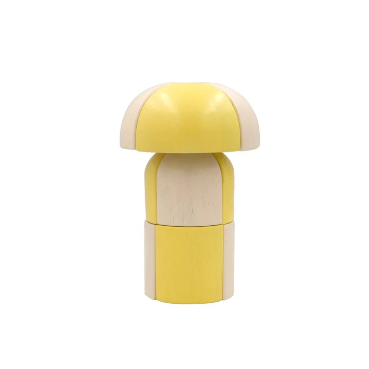 Patched Portable Table Lamp in Lemon