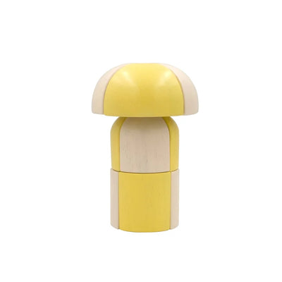 Patched Portable Table Lamp in Lemon