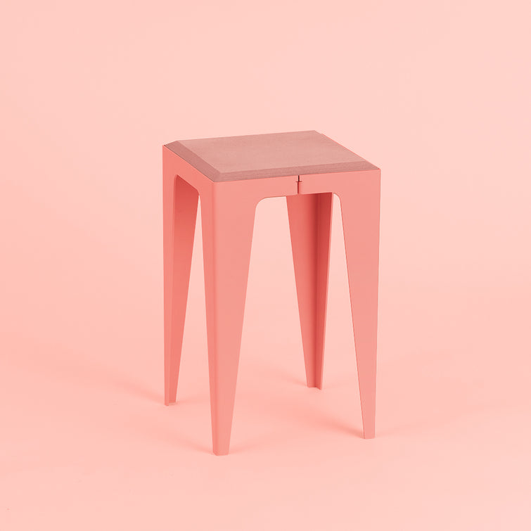 Chamfer Stool made from Neolign and powder coated steel, sustainable German design, made in europe by Wye Design/ Chamfer Hocker - Nave shop - online concept store
