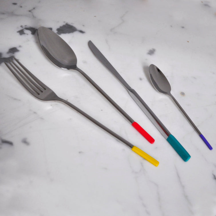 Allegro colourful ACD Design_16 piece Stainless Steel Cutlery Set by Herdmar - Nave shop - online concept store
