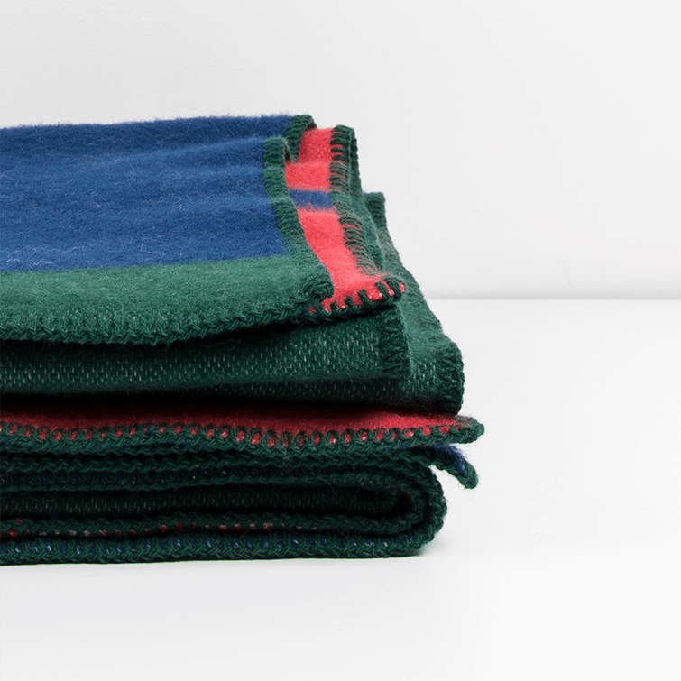 Bauhaused 1 Wool Blanket by Michele Rondelli & Sophie Probst; Designer Blankets made from New Zealand Wool, Bauhaus Design, Nave Shop, online concept store