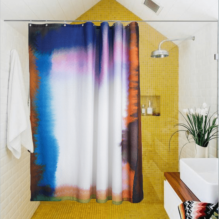 Heep Artist Cotton Shower Curtain; Julia Heuer, designer Duschvorhang, plastic-free, bathroom, textile design, Nave Shop, online concept store