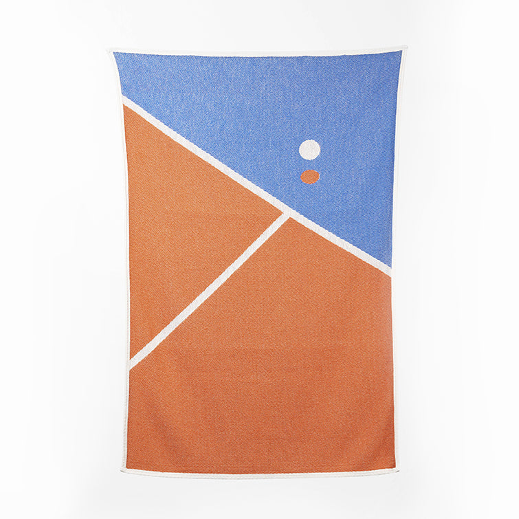 Tennis 1 Beach Towel and Blanket by Gabriel Nazoa; The Nave Shop