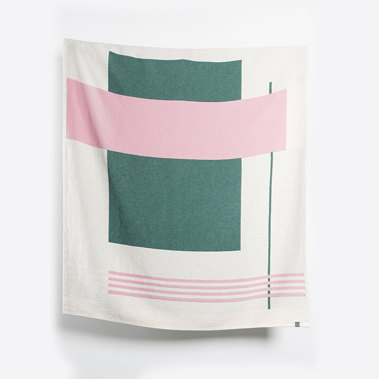 Modernista Blanket by Michele Rondelli & Sophie Probst; designer cotton blanket, Nave Shop, online concept store