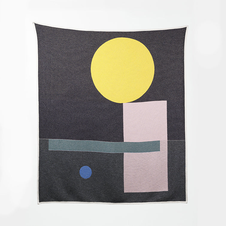 Bauhaused 6 Cotton Blanket by Sophie Probst; The Nave Shop