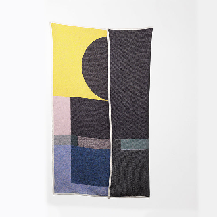 Bauhaused 6 Cotton Blanket by Sophie Probst; The Nave Shop