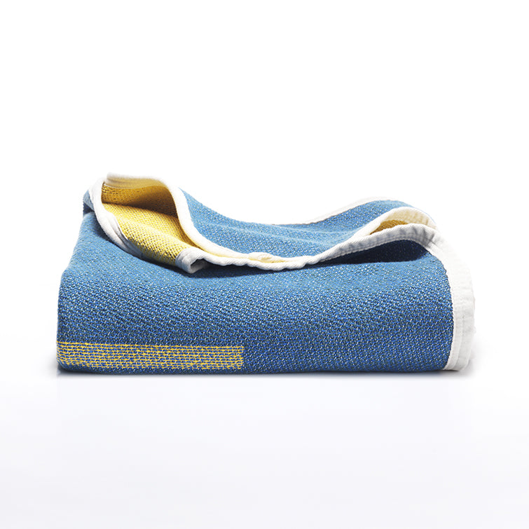 Bauhaused 7 Cotton Blanket by Sophie Probst; The Nave Shop