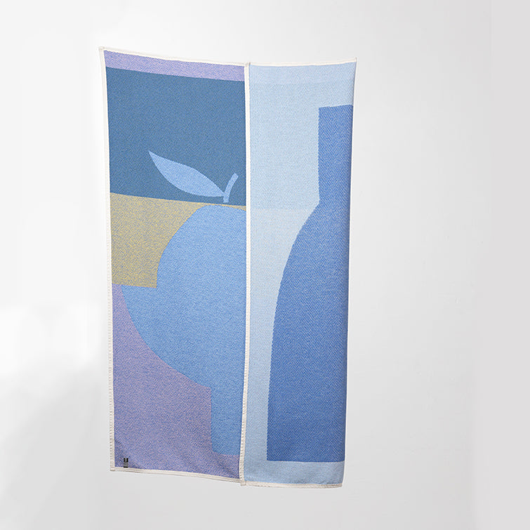 Yellow Orange Cotton Blankets & Throws by Catherine Lavoie; Nave Shop, online concept store