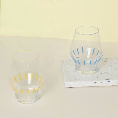 Crystal Glas Tumblers "Beak" by Tomas Kral and Iris Apfel, Nude Glassware - NAVE Shop - online concept store