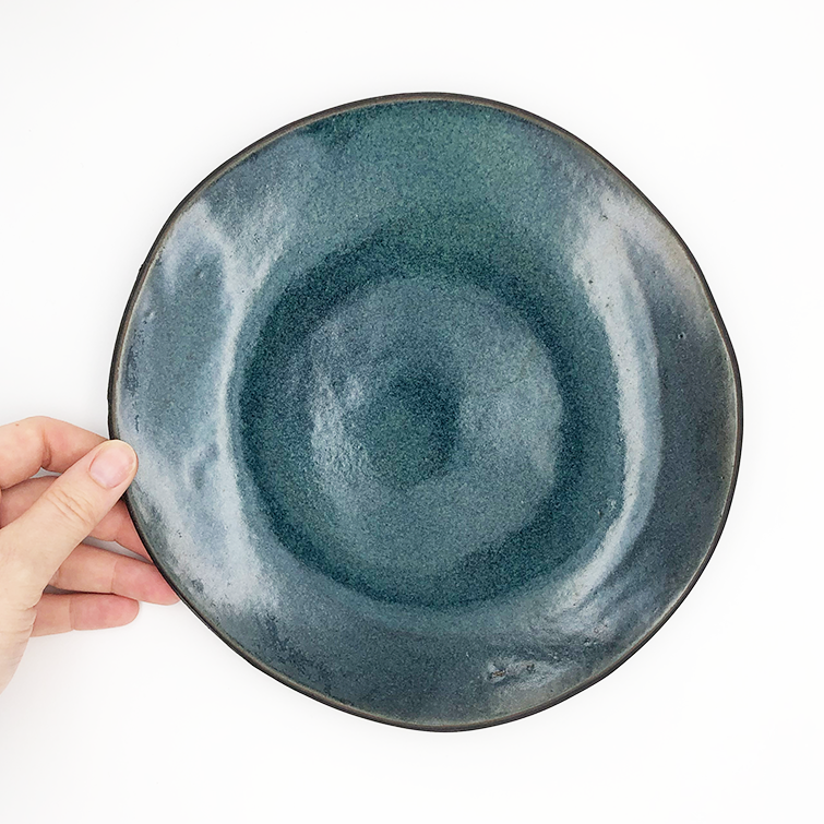   Handmade Ceramics, jade glaze set by Hana Karim - Artisanal Stoneware Plates - NAVE shop - online concept store