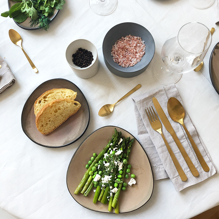 16 piece stainless steel cutlery set, "oslo" by Herdmar, NAVE shop - online concept store